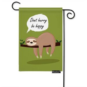 SKU-13-12.5 x 18 Inch Sloth Garden Flag